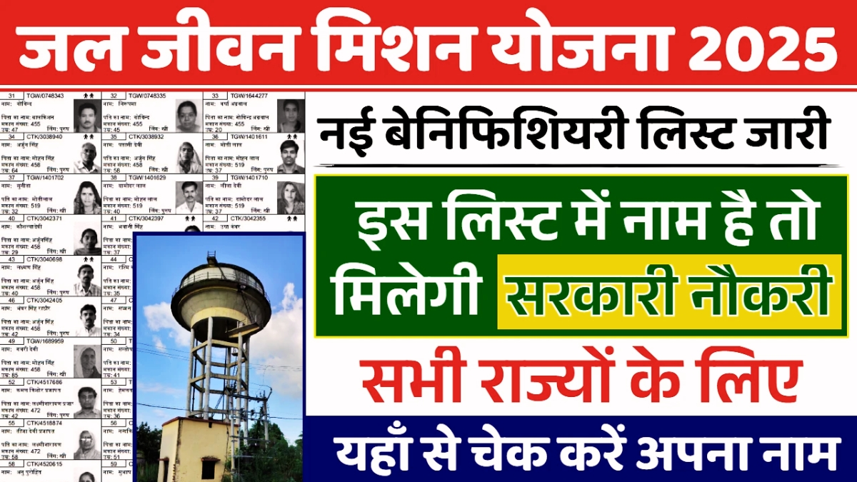 Jal Jeevan Mission Yojana List